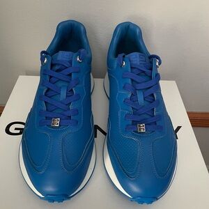 NEW Givenchy Men's Giv Runner Sneaker Electric Blue EUR 44 US 11